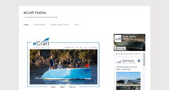 Desktop Screenshot of ecraftyachts.com