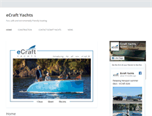 Tablet Screenshot of ecraftyachts.com